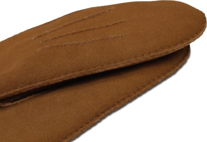 Image du produit Cash-Mere Lederfäustlinge mit Lammfell (L)