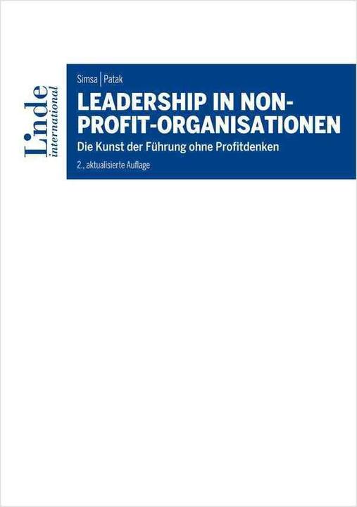 Produktbild Leadership in Non-Profit-Organisationen (Deutsch, Ruth Simsa, 2016)