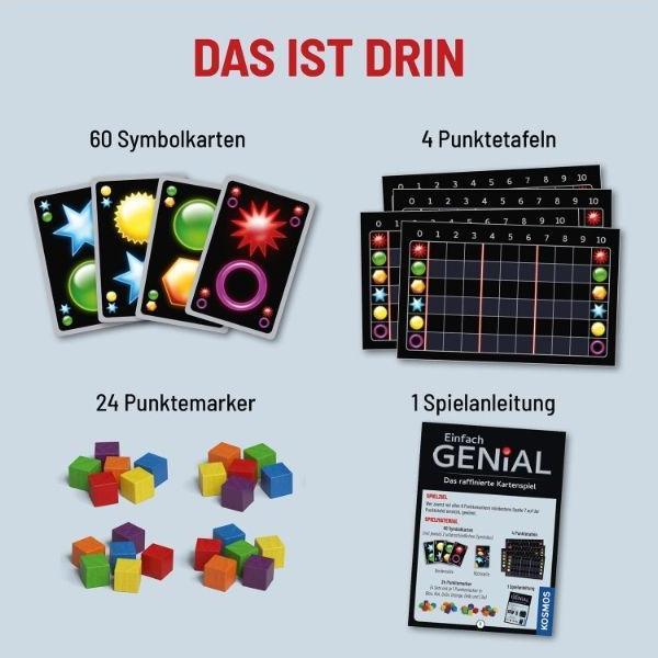 Image du produit Kosmos Jeu de cartes Simplement génial (Allemand)
