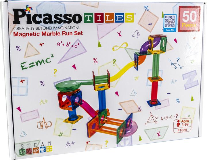 Immagine prodotto PicassoTiles Piastrelle Picasso - Set di fuga in marmo (50 pezzi) (PTG50)