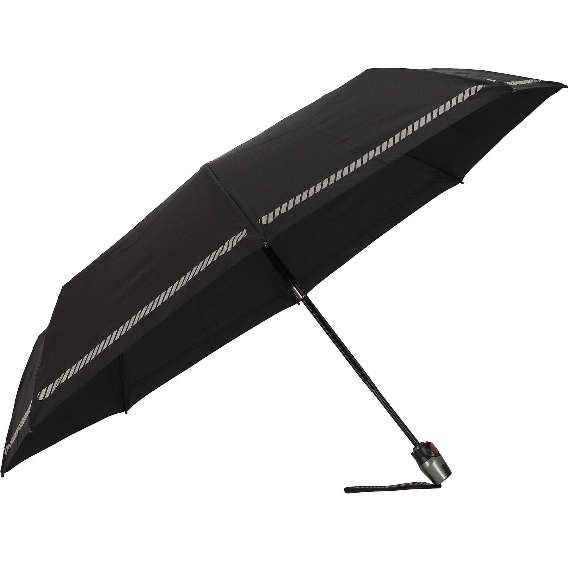 Knirps, Unisex, Ombrello, T.200 Riflettente, Nero