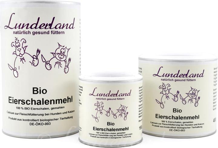 Produktbild Lunderland Bio-Eierschalenpulver Ergänzungsfutter (Senior, Adult, Junior, 1 Stk., 150 g)