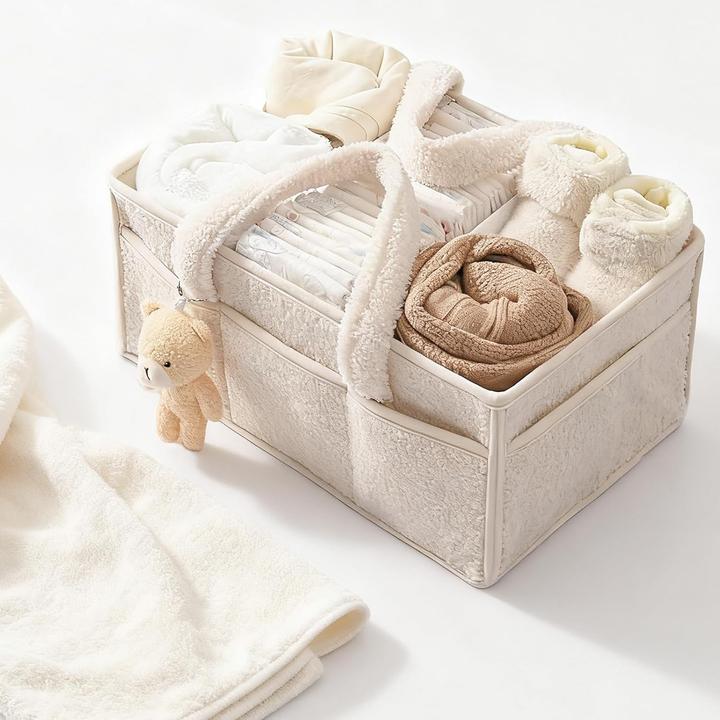 Produktbild Tuocal Wickeltisch Organizer mit Fächern & Griffen