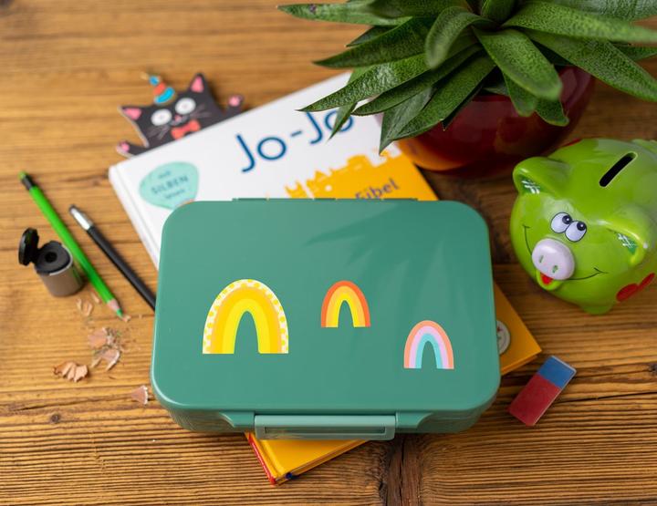 Produktbild Lekkabox Classic Lunchbox mit 4 Fächern & Trenner, forest