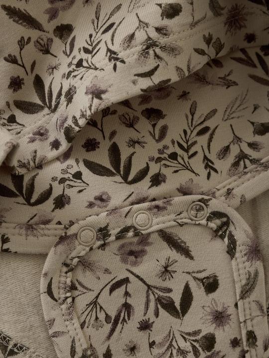 Image du produit Minymo Bodykleid langarm mit Blumenmuster (68)