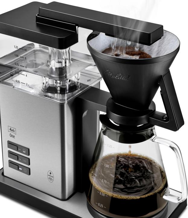Actual product image Melitta Coffee machine One stainless steel 1031-01