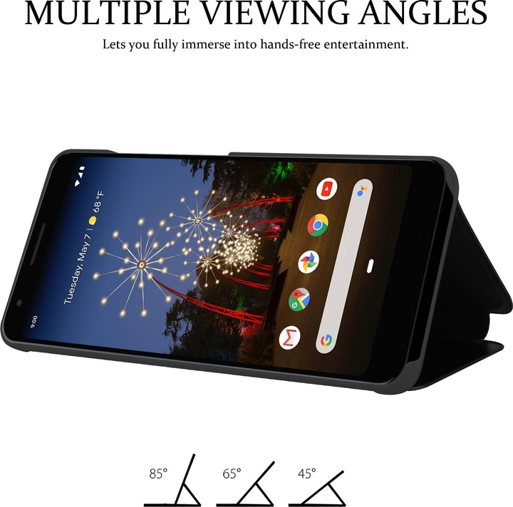 Immagine prodotto Cadorabo Copertina per specchietto retrovisore Smart View a libro (Google Pixel 3a XL)