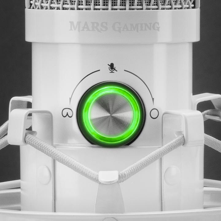 Produktbild Mars Gaming Microphone Sur Pied Mmicx Pro Studio (Blanc)
