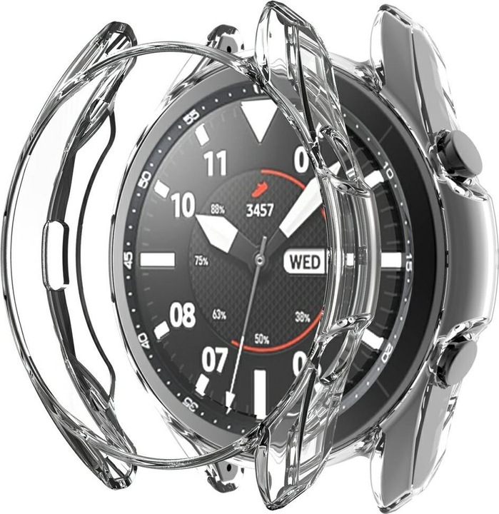 Actual product image Cover-Discount Galaxy Watch 3 41mm - Rubber Protection Case transparent