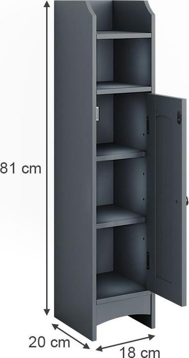 Produktbild Vicco Bianco (18 x 20 x 81 cm)