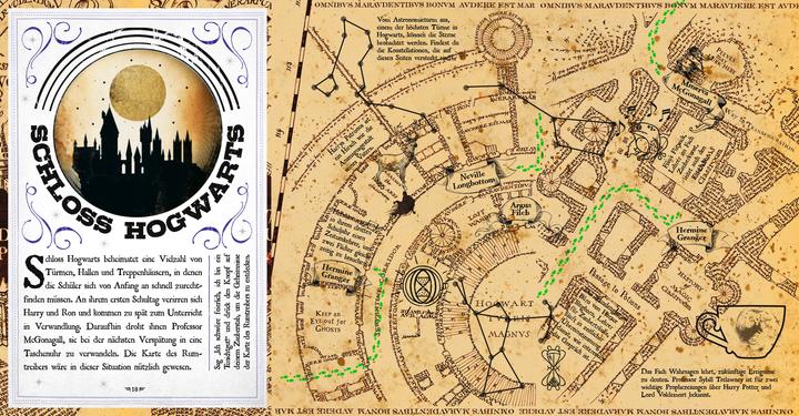 Produktbild Panini Aus den Filmen zu Harry Potter: Die Karte des Rumtreibers - Eine Reise durch Hogwarts (Deutsch, Erinn Pascal, 2018)