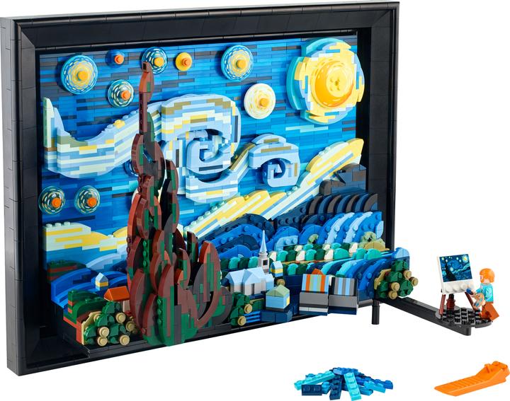 Actual product image LEGO Vincent van Gogh - Starry night (21333, LEGO Rare Sets, LEGO Icons)