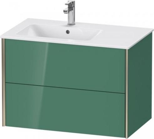 Actual product image Duravit XViu 4158 Vanity unit wall-mounted, 2 drawers, for washbasin Me by Starck 234583 Basin left (81 x 48 x 56 cm)