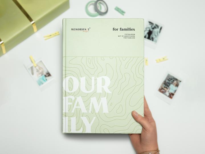 Actual product image Memories2make Challenge book for families