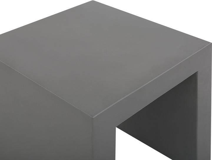 Produktbild Beliani Gartenmöbel Set Faserzement grau 4-Sitzer Tisch quadratisch OLBIA/TARANTO (90 cm)