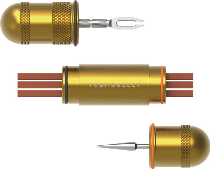 Image du produit Topeak Tubi Pod, pod en aluminium avec Air Stopper & Kit de réparation de pneus Tubeless