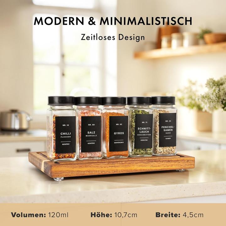 Image du produit Edelhaus 24-teiliges Gewürzgläser-Set (0.12 l)