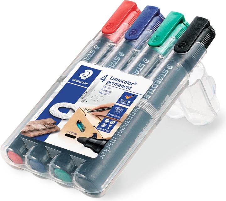 Blau, Grün, Rot, Schwarz