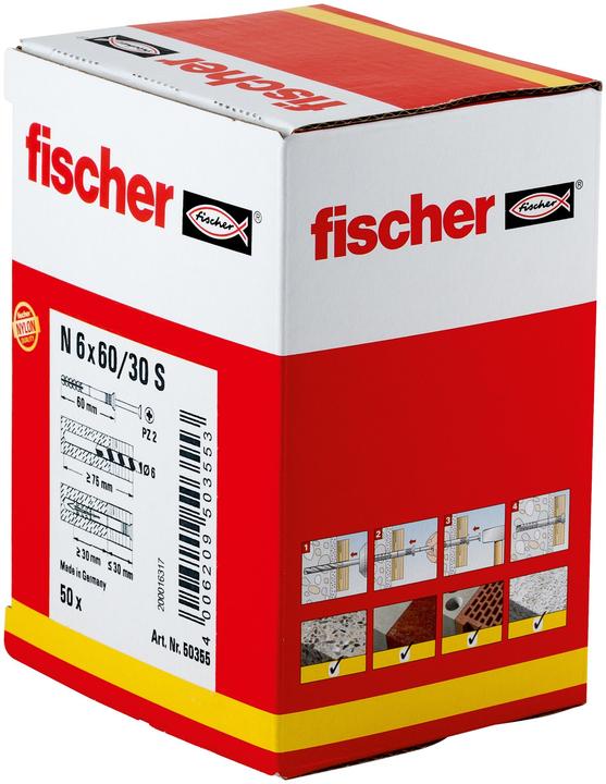 Produktbild Fischer Nageldübel N 6x60/30 S