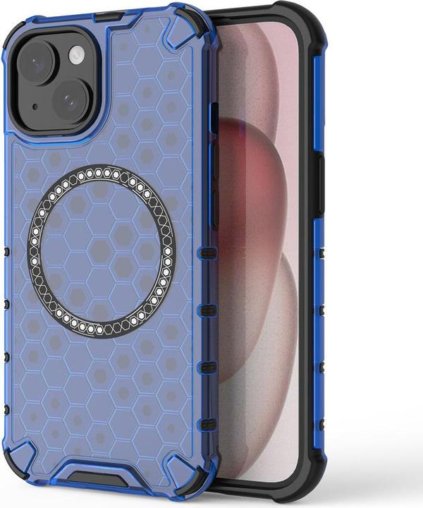 Image du produit Techsuit - HoneyComb Shield MagSafe - iPhone 14 - Blue (Apple iPhone 14)