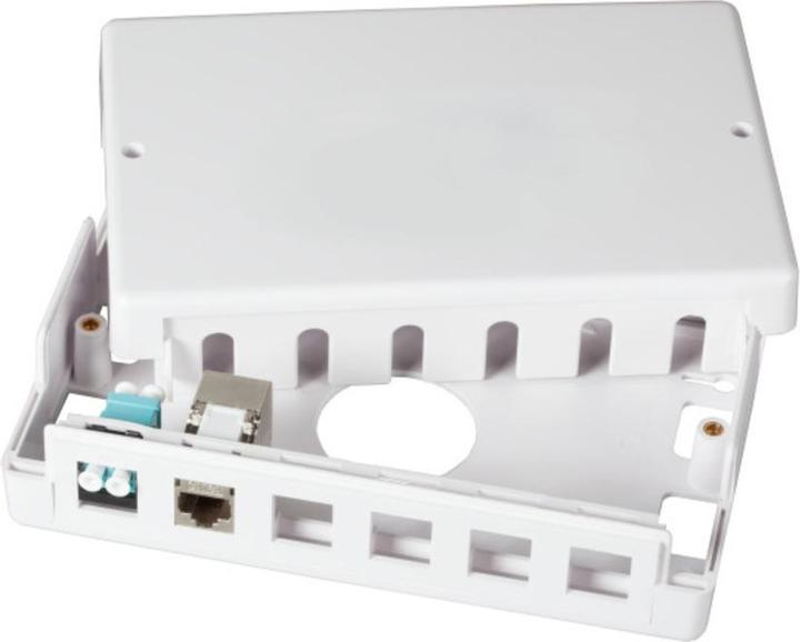 Actual product image EFB Elektronik EFB Keystone distribution box surface mount 6/12 port