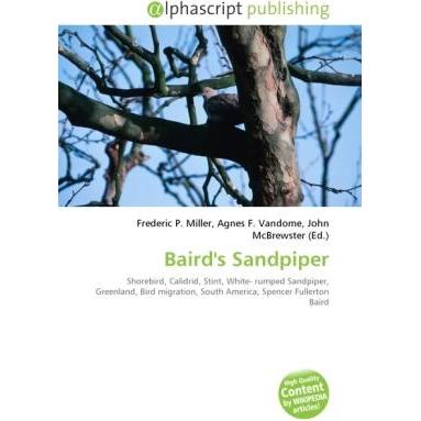 Baird's Sandpiper, Fachbücher von Agnes F. Vandome, Frederic P. Miller, John McBrewster