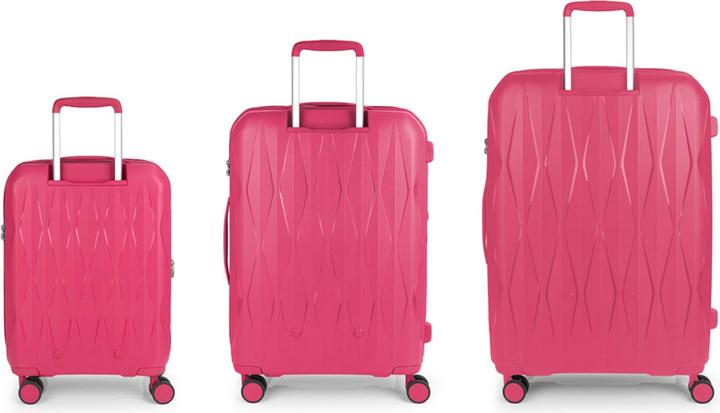 Actual product image Gabol Infinity 4 Rollen Kofferset 3-teilig mit Dehnfalte (219 l)