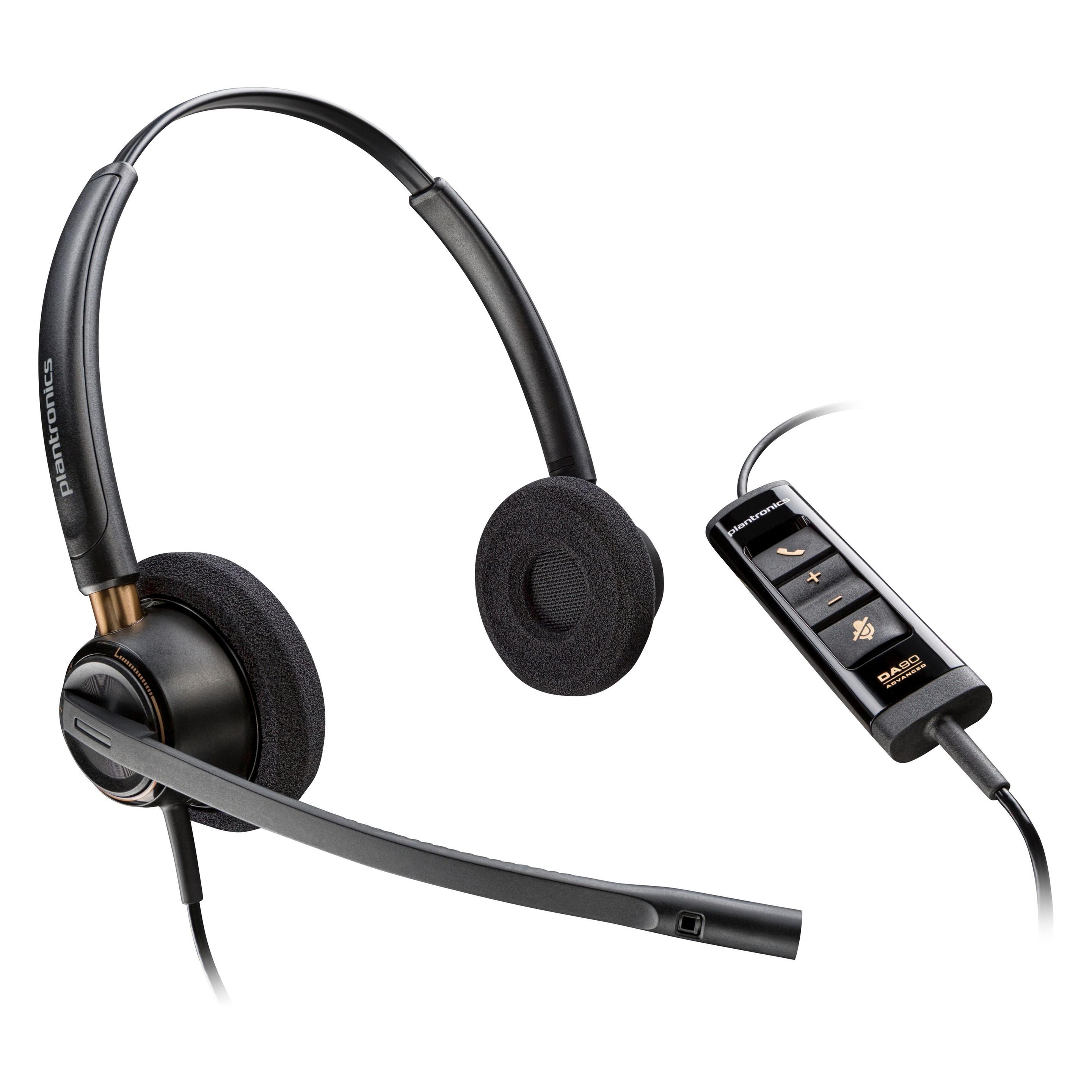 HP Poly EncorePro 525 USB-C Stereo-Headset (Kabelgebunden, USB-A, Microsoft Teams, Skype), Office He