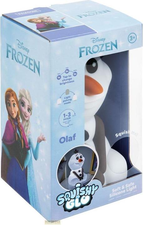 Actual product image Paladone Products Die Eiskönigin Völlig unverfroren Squishy Glo Silikon-Leuchte Olaf 15 cm