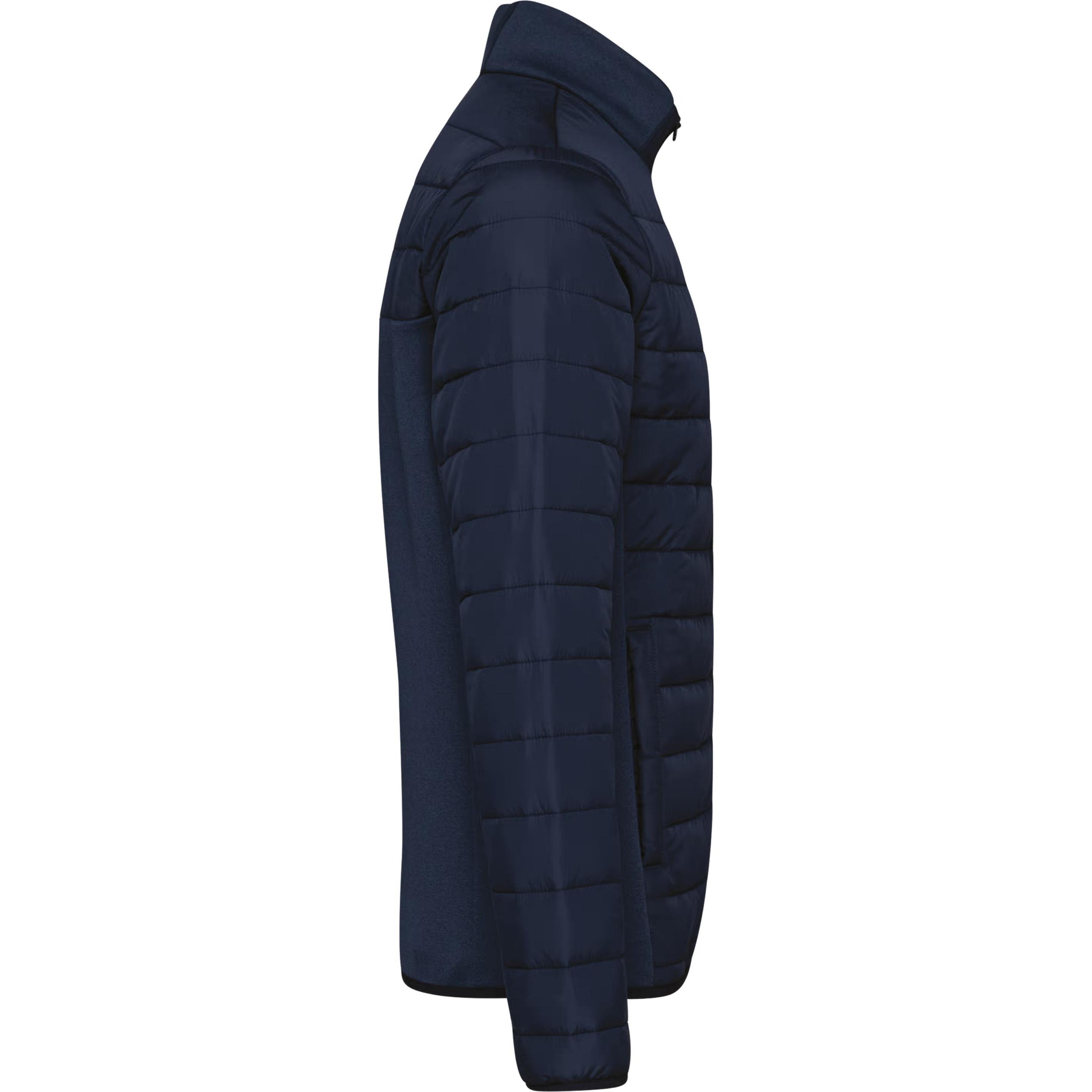 Kariban, Herren, Jacke, Daunenjacke aus zwei Materialien (M), Blau, M
