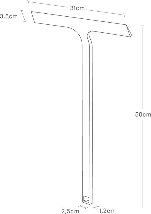 Actual product image Yamazaki Magnetic shower squeegee TOWER