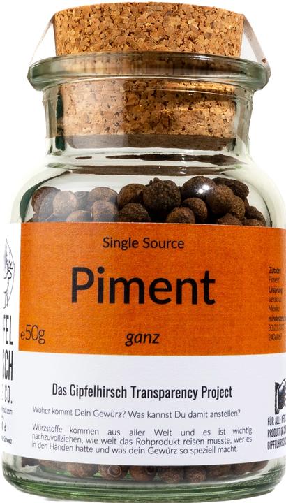 Produktbild Gipfelhirsch Piment, ganz (50 g)