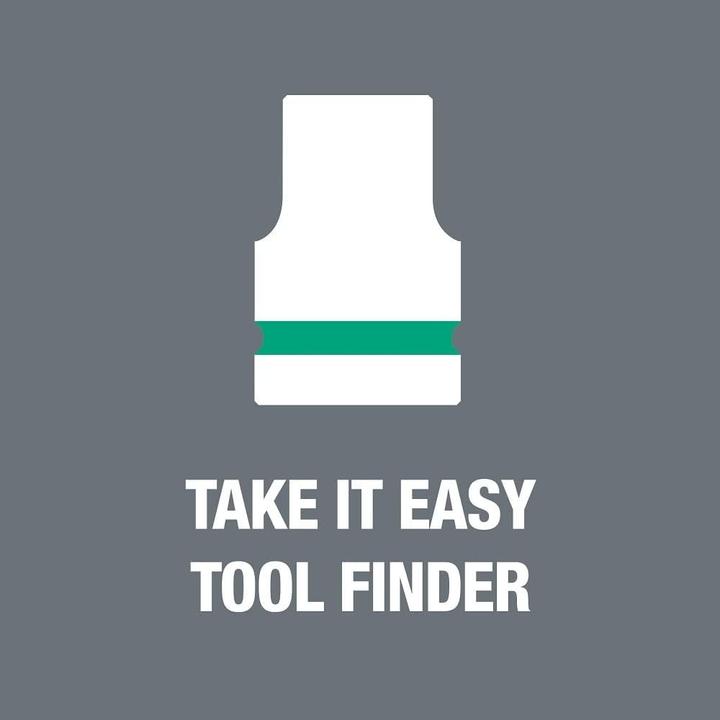 Actual product image Wera 8100 SC 11 Zyklop Metal Ratchet Set (1/2")