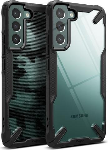 Actual product image Ringke Fusion X case armored cover with frame for Samsung galaxy s22 + (s22 plus) black camo black (Samsung Galaxy S22+)