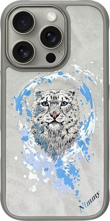 Actual product image Hurtel Nimmy Panther MagSafe case for iPhone 16 Pro Max light grey (Apple iPhone 16 Pro Max)