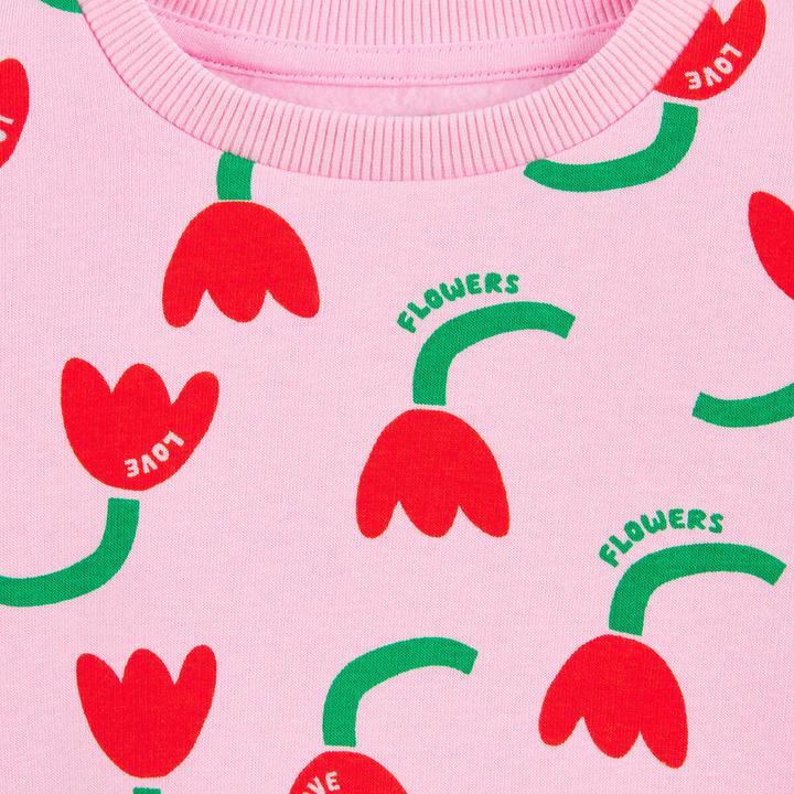 Produktbild La Redoute Collections Sweatshirt mit Blumenmuster allover (110)