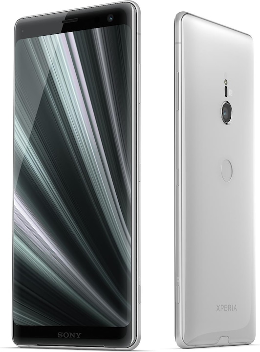 Sony Xperia XZ3 (64 GB, White Silver, 6", Hybrid Dual SIM, 19 Mpx, 4G)
