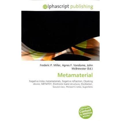 Metamaterial, Fachbücher von Agnes F. Vandome, Frederic P. Miller, John McBrewster