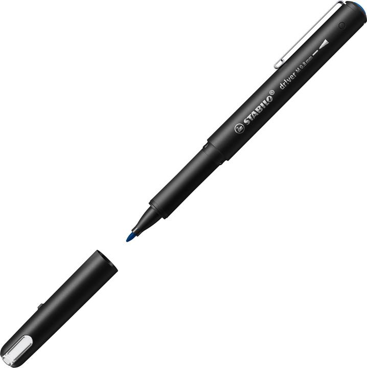 Image du produit STABILO Driver Medium 0.8mm Bleu (41/bleu, Bleu, Noir, 1x)