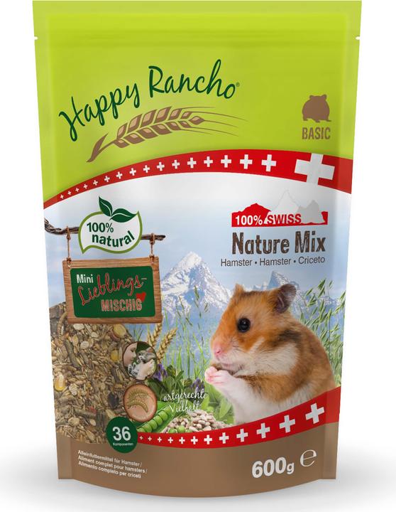 Produktbild Happy Rancho Swiss Nature Mix Hamster (0.60 kg, 1 x)