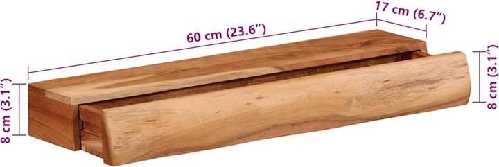 Actual product image vidaXL Wall shelf