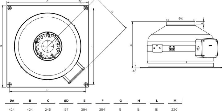Produktbild Vortice CA 160 MD E W