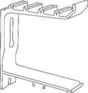 Image du produit Schneider Electric Support fixe TTA-KV101-4Hauteur 132 mm, largeur 109 mm, longueur 28 mmAluminium (Conduit, 2.80 cm)