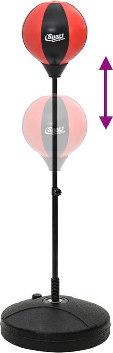 VidaXL Punchingball mit Ständer Handschuhen Pumpe Boxball Boxsack Standboxsack
