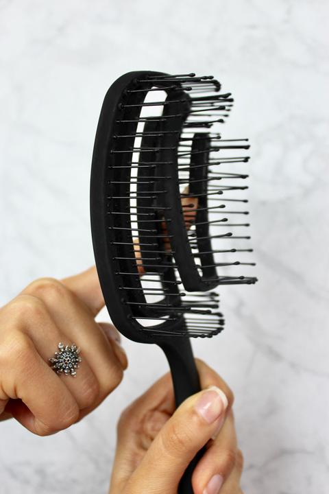 Actual product image Iconikair Hair Brush Blow-Dry Brush Classic GLAM EDITION, Scalp Massage Brush, Detangler Brush, Hair Brush