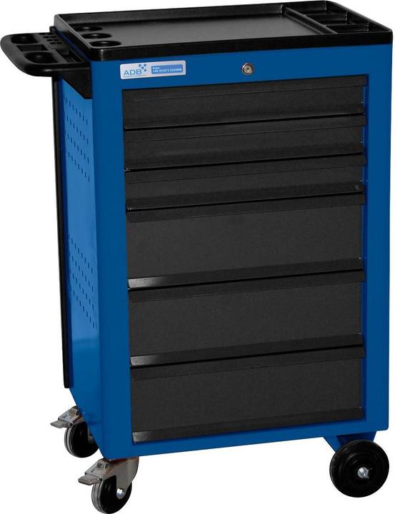 Actual product image ADB Basic workshop trolley blue 6 drawers (6 x)
