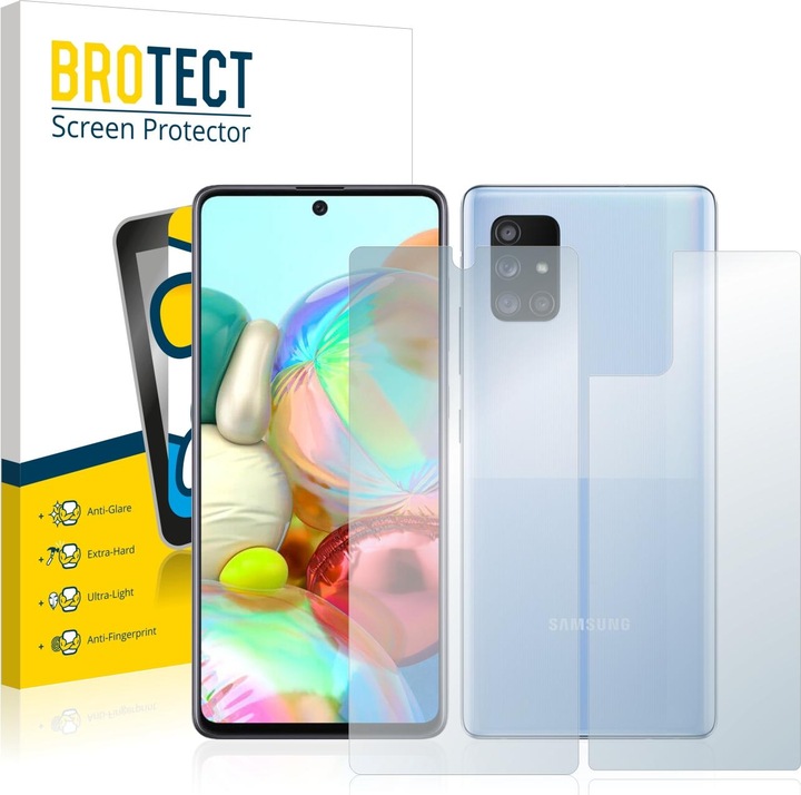 Produktbild BROTECT AirGlass Panzerglasfolie Matt (1 Stück, Samsung Galaxy A71 5G)