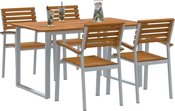 Produktbild vidaXL Garten Essgruppe (160 x 80 x 75 cm)