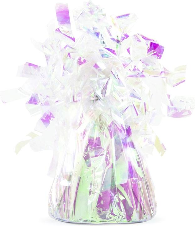 Partydeco Ballongewicht Weiss - Irisierend 160 Gramm