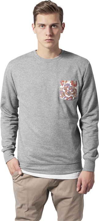Produktbild Urban Classics Contrast Pocket Crewneck (XS)